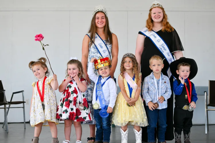 Grange fair crowns its youngest court  at annual ceremony